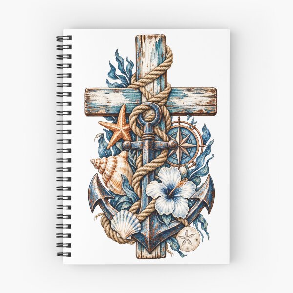 Item preview, Nautical Anchor Cross designed and sold by Giddy Bear Gifts.