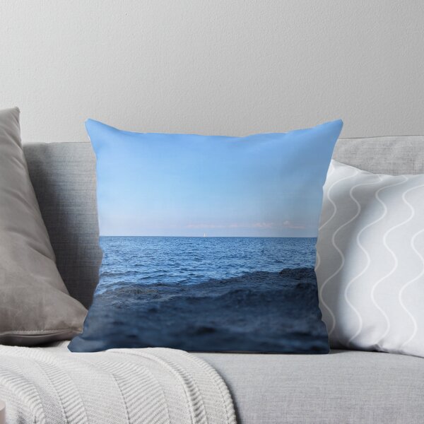 Item preview, Distant Lighthouse Over Rocky Lake Shoreline designed and sold by Adventure Ambience Studio.