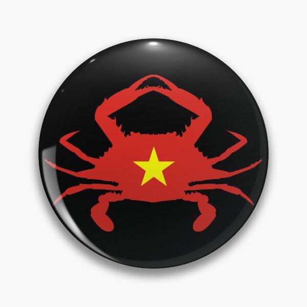Item preview, Vietnamese Crab Flag designed and sold by wickedcartoons.