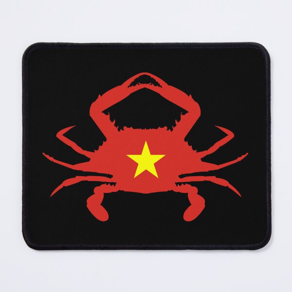 Item preview, Vietnamese Crab Flag designed and sold by wickedcartoons.
