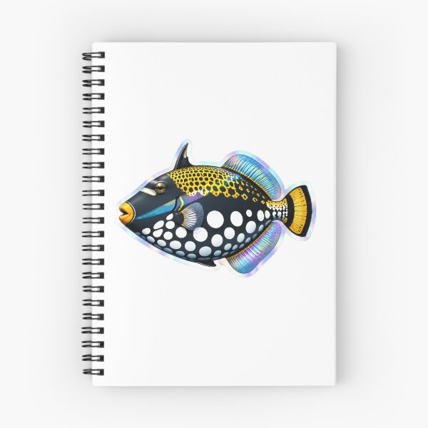Item preview, Clown Triggerfish Realistic Reef Fish Art designed and sold by KenworksDigital.
