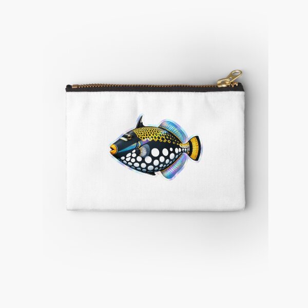 Item preview, Clown Triggerfish Realistic Reef Fish Art designed and sold by KenworksDigital.