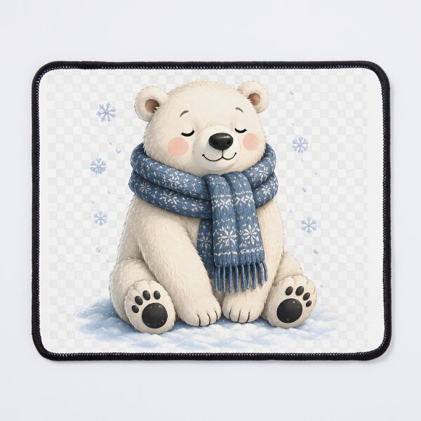 Item preview, Cozy Polar Bear Winter designed and sold by TinyWeird.