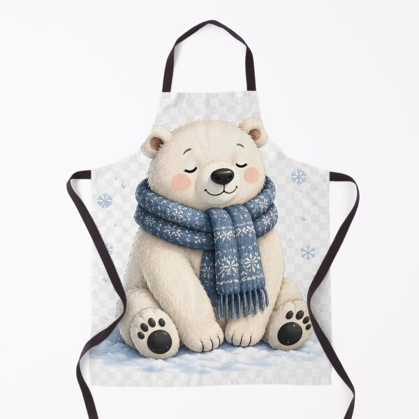 Item preview, Cozy Polar Bear Winter designed and sold by TinyWeird.