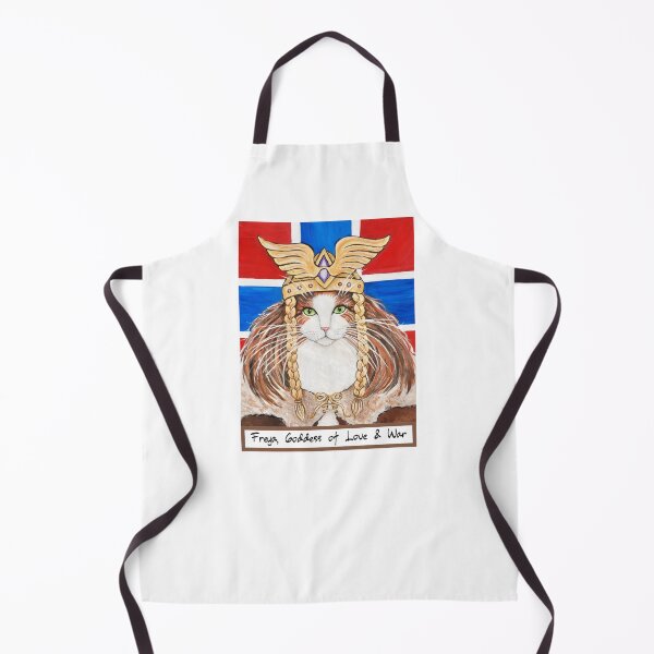 Item preview, Freya, Goddess of Love and War, with lettering designed and sold by Meowerks! Animal Art By Lynn Landers-Dickinson.