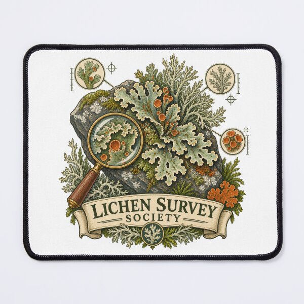 Item preview, Vintage Lichen Survey Society designed and sold by Mosslume Studio.