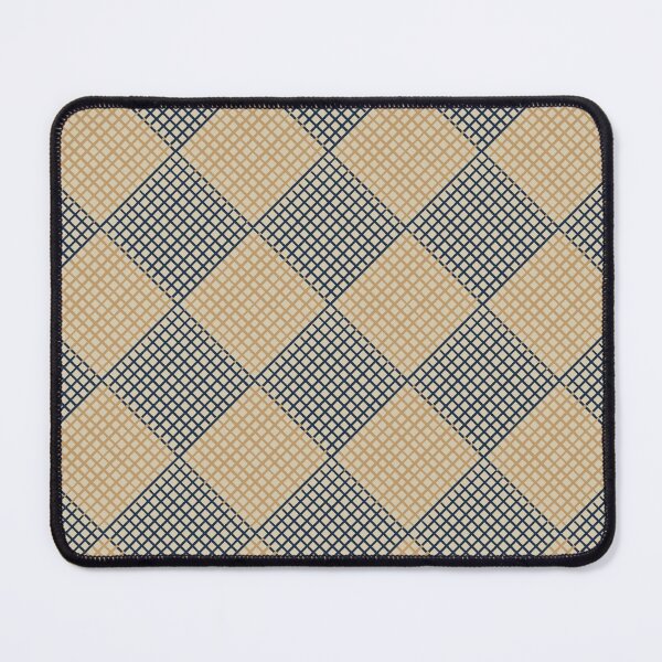 Item preview, Navy deep blue Gold Diagonal Tartan Plaid Design designed and sold by DColourMuse.