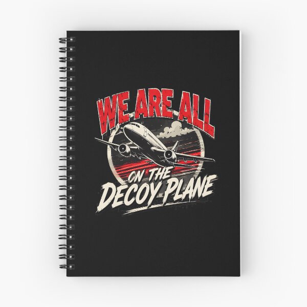 Item preview, WE ARE ALL ON THE DECOY PLANE Funny Aviation designed and sold by PaletteArc.