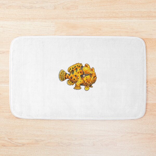 Item preview, Yellow Frogfish Warty Anglerfish Sticker Art designed and sold by KenworksDigital.