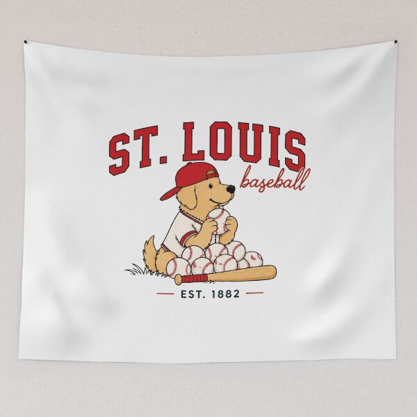 Artikelvorschau, St. Louis Baseball Dog Vintage entworfen und verkauft von vukieumy1719.