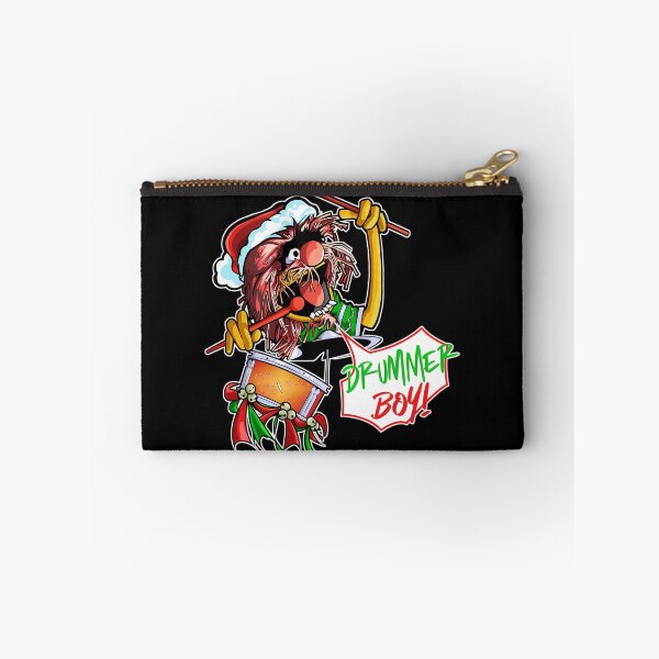 Item preview, Animal Muppets Little Drummer Boy Christmas Santa Hat Drummer designed and sold by RobynPeckArt.