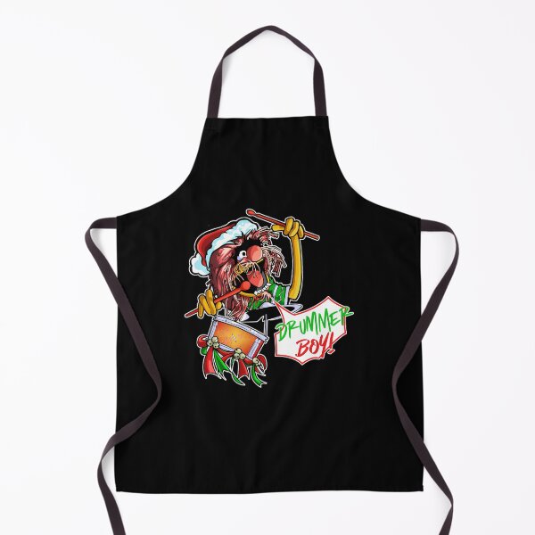 Item preview, Animal Muppets Little Drummer Boy Christmas Santa Hat Drummer designed and sold by RobynPeckArt.