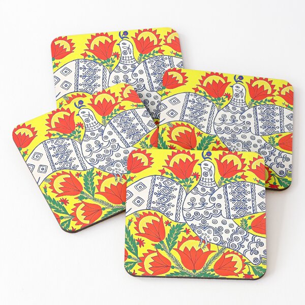 Item preview, White Bird Among Tulips designed and sold by BrandsDesigns.