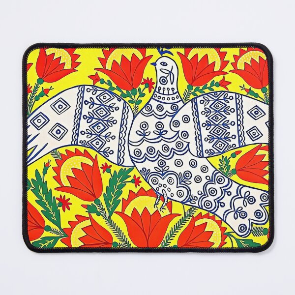 Item preview, White Bird Among Tulips designed and sold by BrandsDesigns.