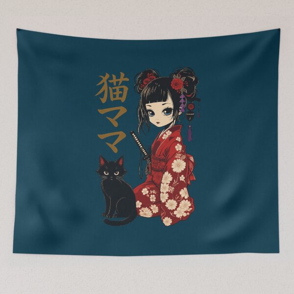 Item preview, Japanese Cat Mama designed and sold by OscarReynolds.