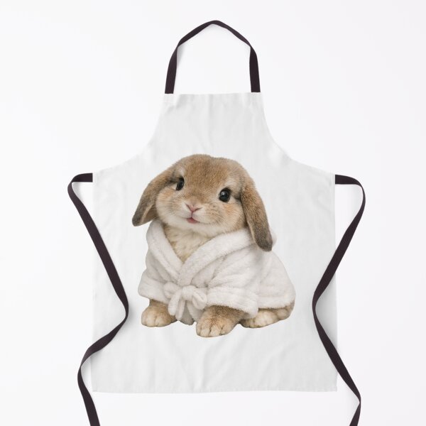 Item preview, Cozy Holland Lop Rabbit in a Bathrobe designed and sold by Sillytoe.
