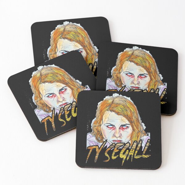 Item preview, Creepy Zombie Portrait Tiger Stripes Grunge Rock designed and sold by deniz-.