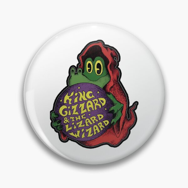Item preview, Red Cloaked Wizard Lizard Holding Magic Crystal Ball designed and sold by deniz-.