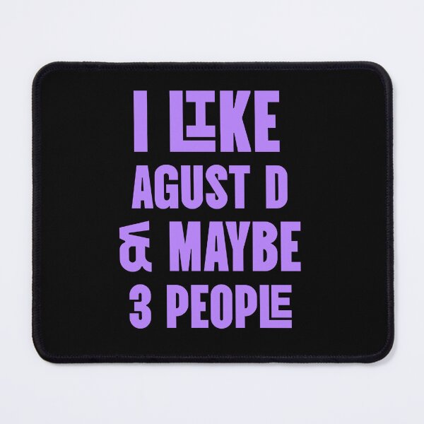 Item preview, i like BTS suga yoongi agust d & maybe 3 people designed and sold by Morcawork.