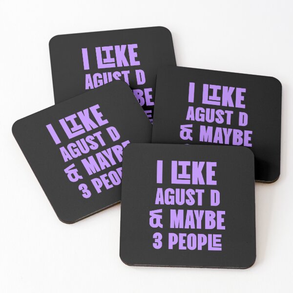Item preview, i like BTS suga yoongi agust d & maybe 3 people designed and sold by Morcawork.