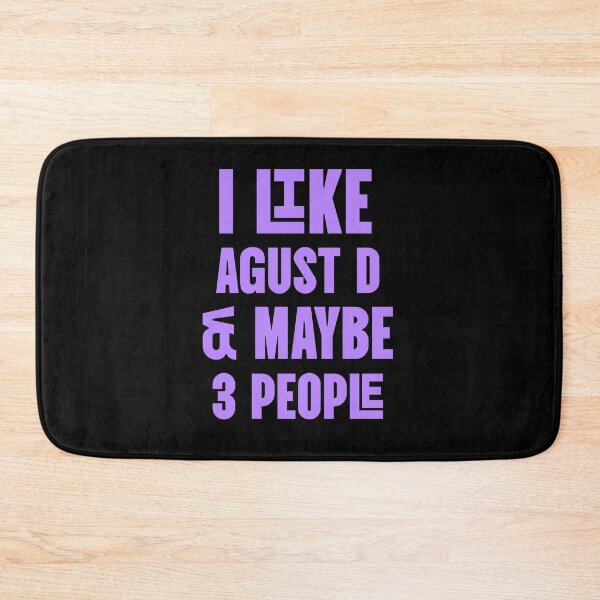 Item preview, i like BTS suga yoongi agust d & maybe 3 people designed and sold by Morcawork.