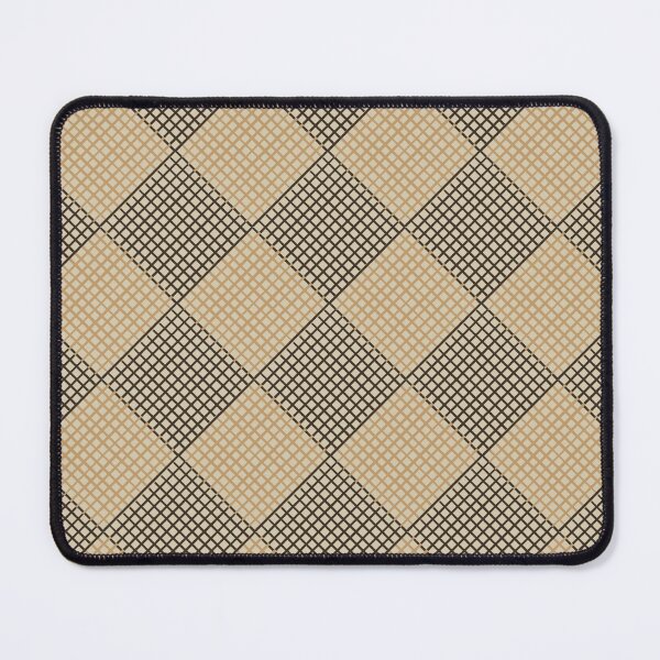 Item preview, Espresso Brown Gold Diagonal Tartan Plaid Pattern designed and sold by DColourMuse.