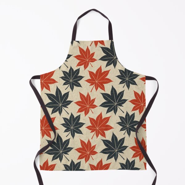 Item preview, Japanese Momiji Maple Leaf Pattern Red and Black designed and sold by vekotpu.