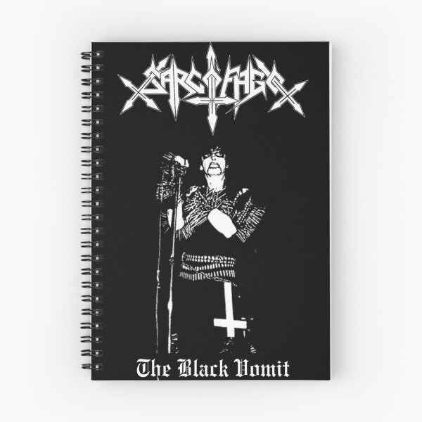 Item preview, Sarcofago The Black Vomit INRI Beherit Blasphemy Bathory designed and sold by StardustCave.