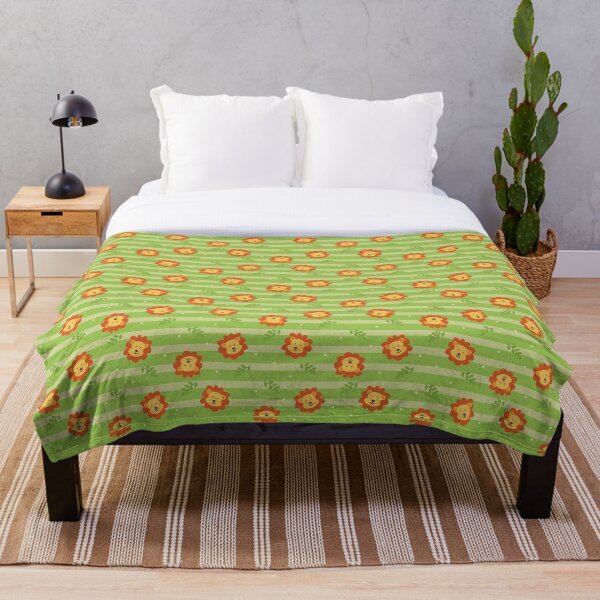 Item preview, Lion Seamless Pattern Green Stripes designed and sold by Sietiva Diseño Creativo.
