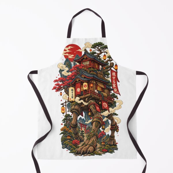 Item preview, The Mutant House – Surreal Japanese House with Giant Walking Legs designed and sold by Substance_life.