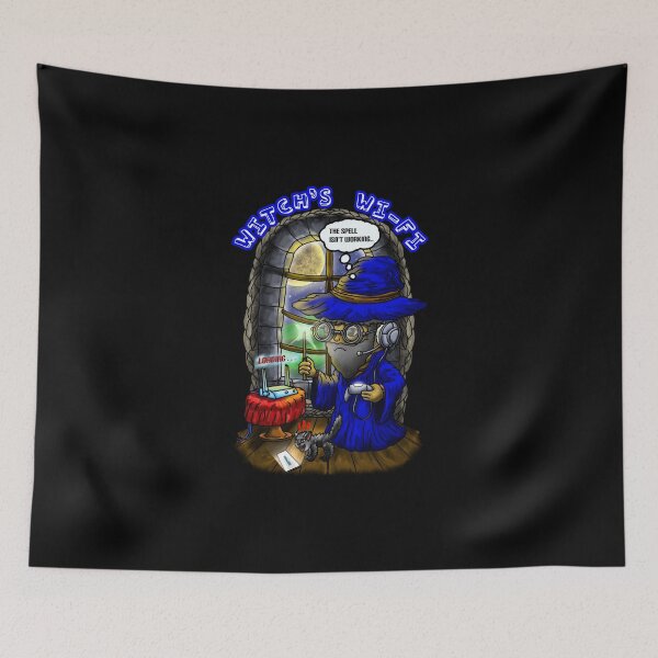 Item preview, Witch's Wi-Fi – Funny Wizard Internet Magic designed and sold by Migiteart.