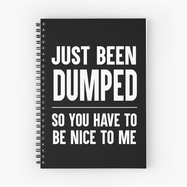 Item preview, Just Been Dumped Funny Breakup Gift designed and sold by Say It With Ink.