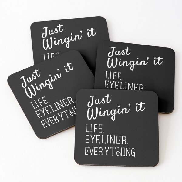 Item preview, Just Wingin It Life Eyeliner Everything Birthday Gift designed and sold by Say It With Ink.