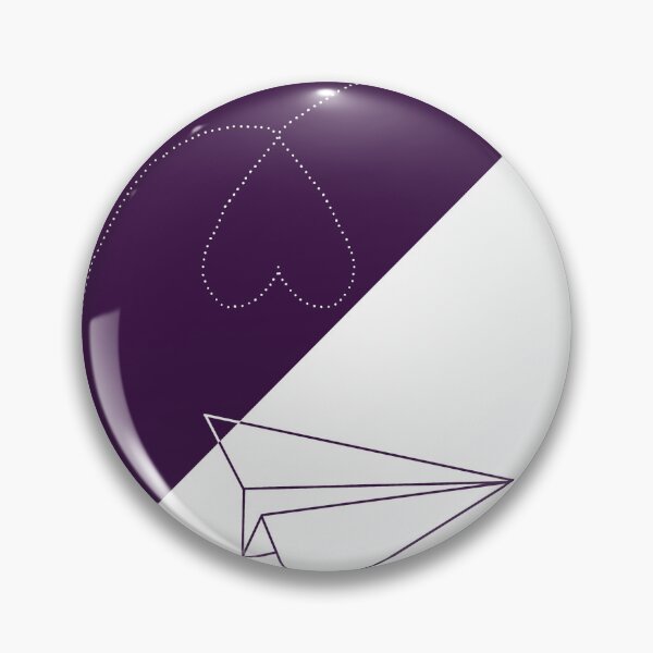 Item preview, Paper Airplane Heart - Violet Dream designed and sold by LeRefugedEden.