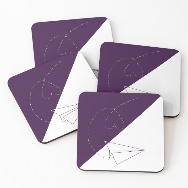 Item preview, Paper Airplane Heart - Violet Dream designed and sold by LeRefugedEden.