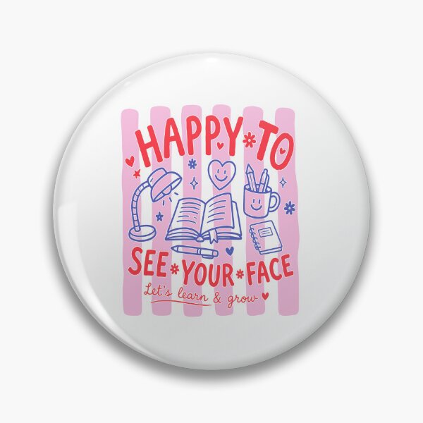 Item preview, Happy To See Your Face, Back To School, Last Day Of School, Education designed and sold by vintagearttee.