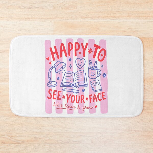 Item preview, Happy To See Your Face, Back To School, Last Day Of School, Education designed and sold by vintagearttee.
