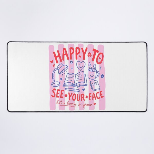 Item preview, Happy To See Your Face, Back To School, Last Day Of School, Education designed and sold by vintagearttee.