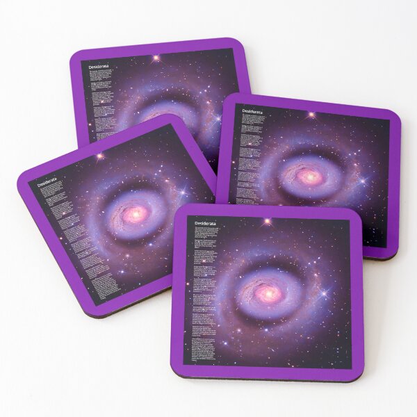 Item preview, Messier 94 Spiral Galaxy with Desiderata Poem designed and sold by Halifaxartguy.