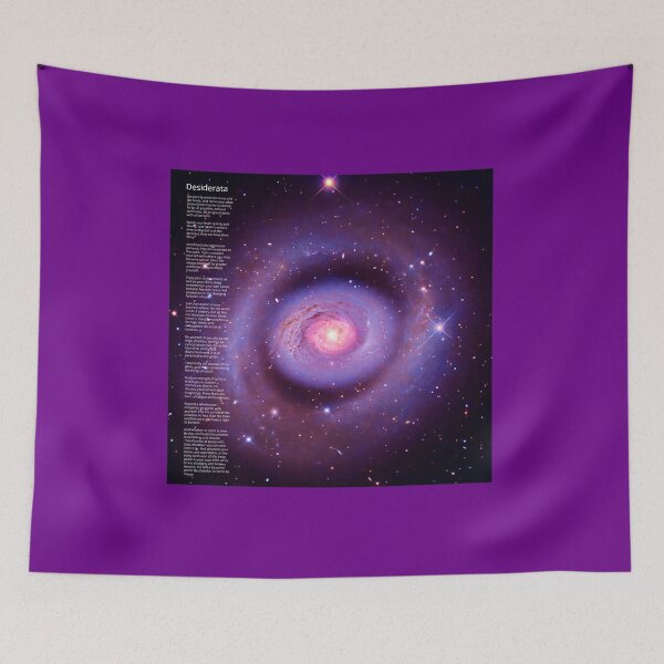 Item preview, Messier 94 Spiral Galaxy with Desiderata Poem designed and sold by Halifaxartguy.