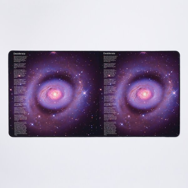 Item preview, Messier 94 Spiral Galaxy with Desiderata Poem designed and sold by Halifaxartguy.