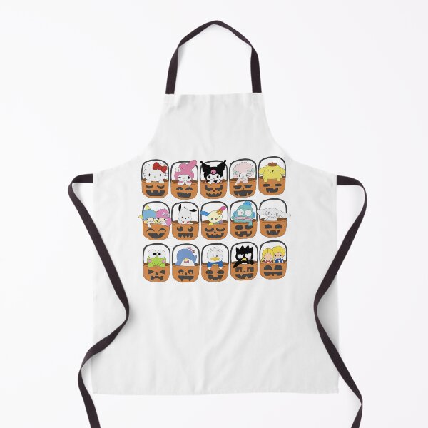 Item preview, Cute Sanrio Characters in Pumpkin Baskets Halloween Kawaii Fall Illustration designed and sold by Iska-Designs.