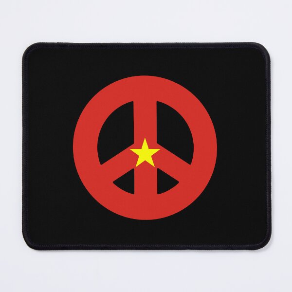 Item preview, Vietnamese Peace Symbol Flag designed and sold by wickedcartoons.
