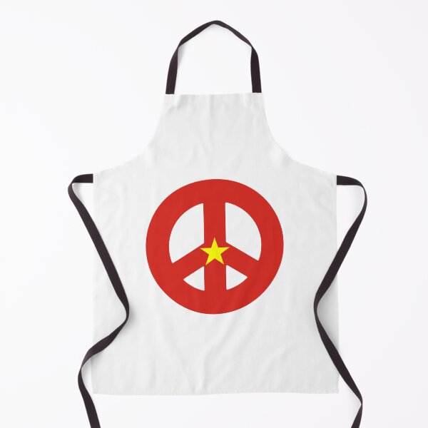Item preview, Vietnamese Peace Symbol Flag designed and sold by wickedcartoons.