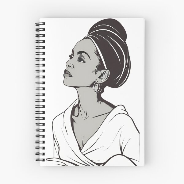 Item preview, Sade â€“ Graceful Woman â€“ Minimalist Line Art Portrait designed and sold by VaporThicket.