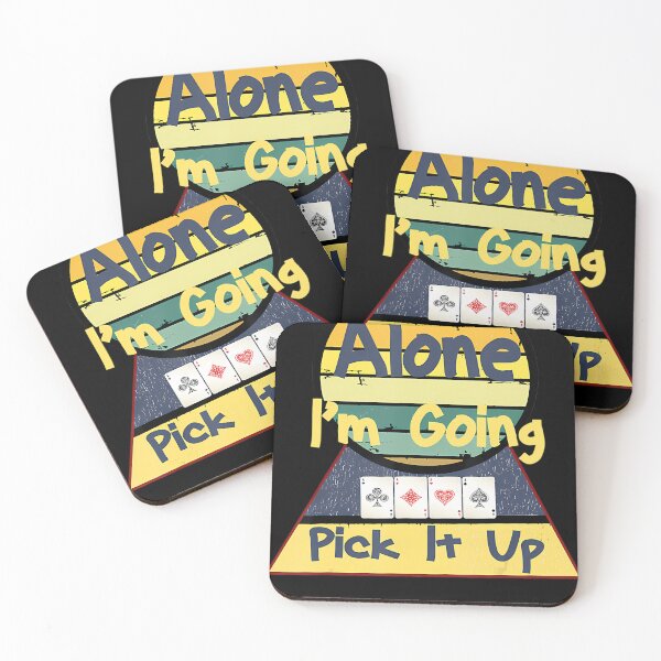 Item preview, Fun Pick It Up Iâ€™m Going Alone Cool Euchre Card Game Fun Pick It Up Iâ€™m Going Alone Cool Euchre Card Game  designed and sold by StardustCave.