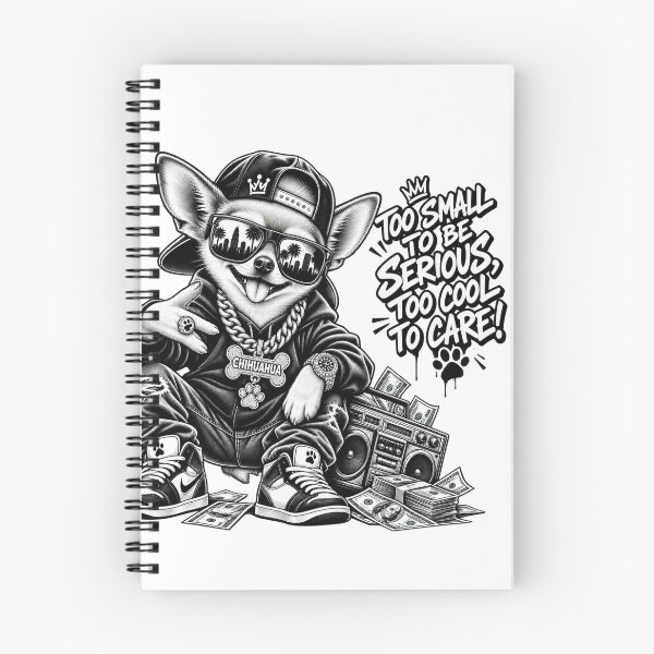 Item preview, Funny Chihuahua Rapper – Hip Hop Dog Streetwear designed and sold by Sais piko .