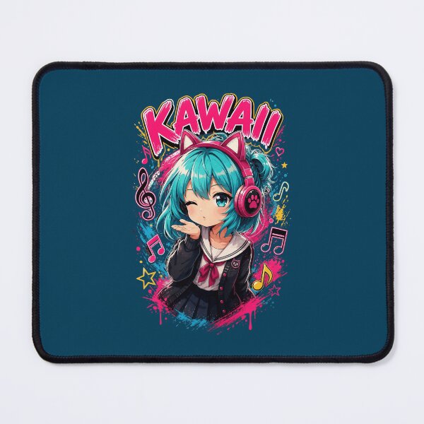 Item preview,  Kawaii Aqua Music Girl  designed and sold by OsmundWagner.