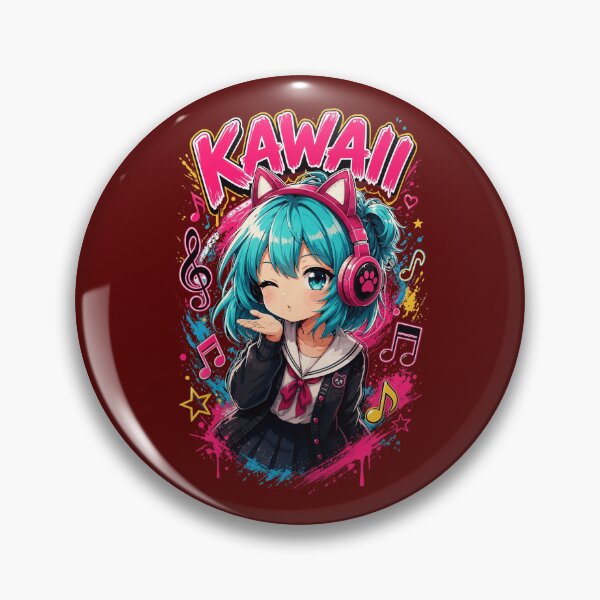 Item preview,  Kawaii Aqua Music Girl  designed and sold by OsmundWagner.