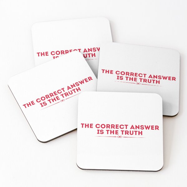 Item preview, The Correct Answer is the Truth designed and sold by UNK-Fatigues.